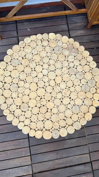 Mesa centro madera - Estilo rústico