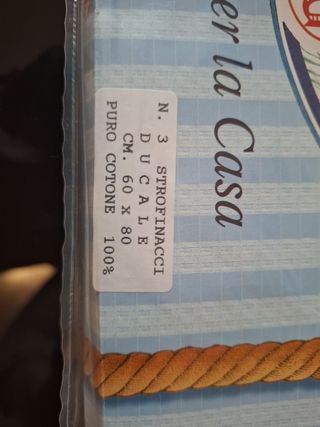 3 Strofinacci Biancheria Perla Casa