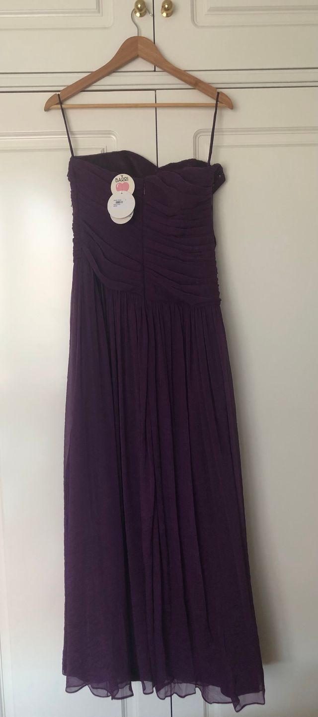 Vestido largo palabra de honor