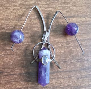 Juego de joyas amatista