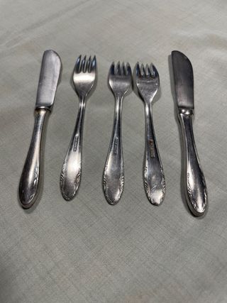 Cubiertos postre Dalia inoxidable