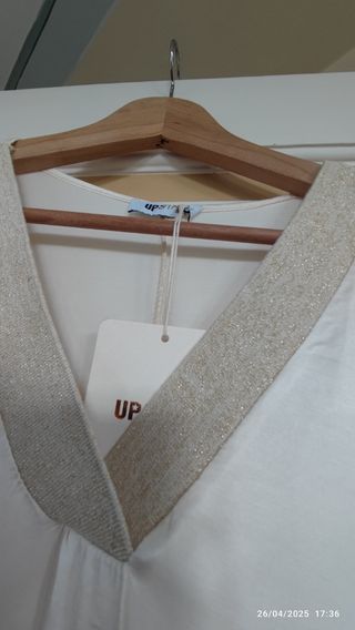 Tunica lunga beige UP