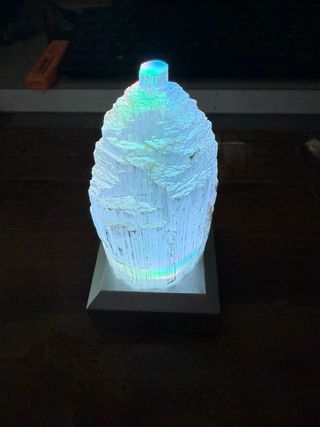 Lampada Cristallo Quarzo - Verde Viola