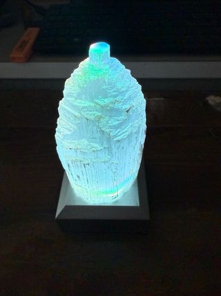 Lampada Cristallo Quarzo - Verde Viola