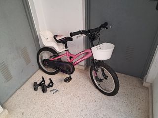 Bicicleta Monty 16" niña rosa