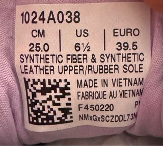 NUEVO Asics gel zapatillas deportivas Num 39.5