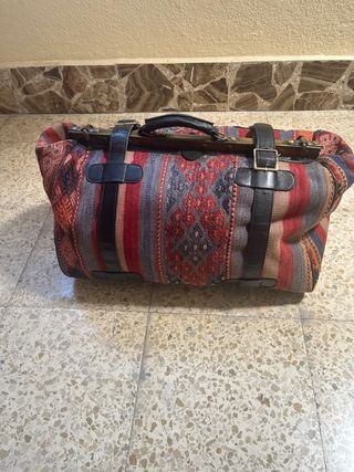 Bolsa de viaje de kilim turco