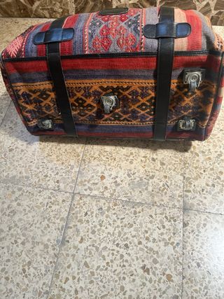 Bolsa de viaje de kilim turco