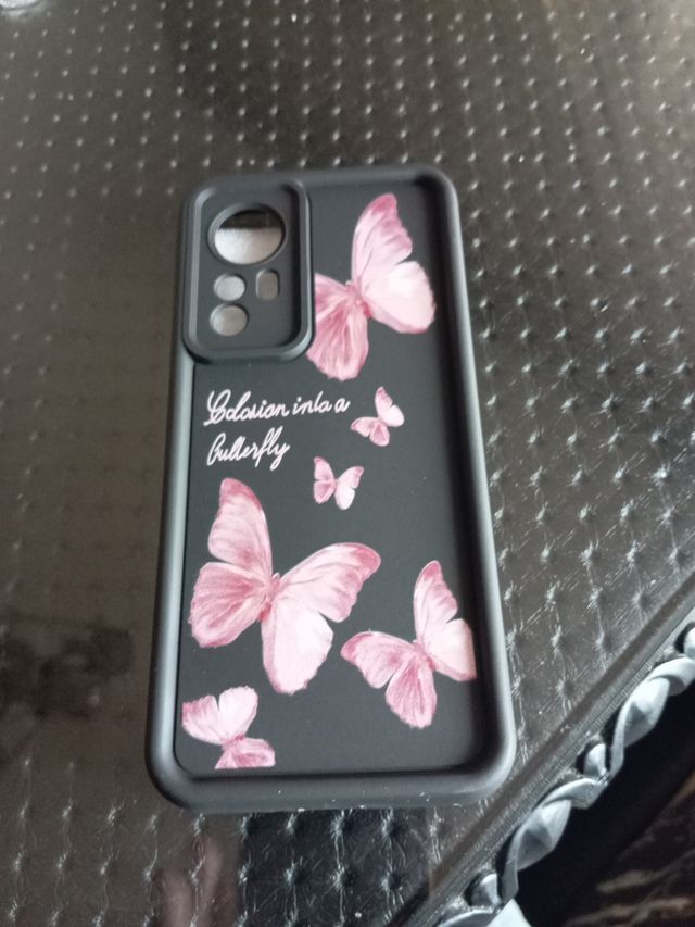 Funda Xiaomi - Mariposas rosas