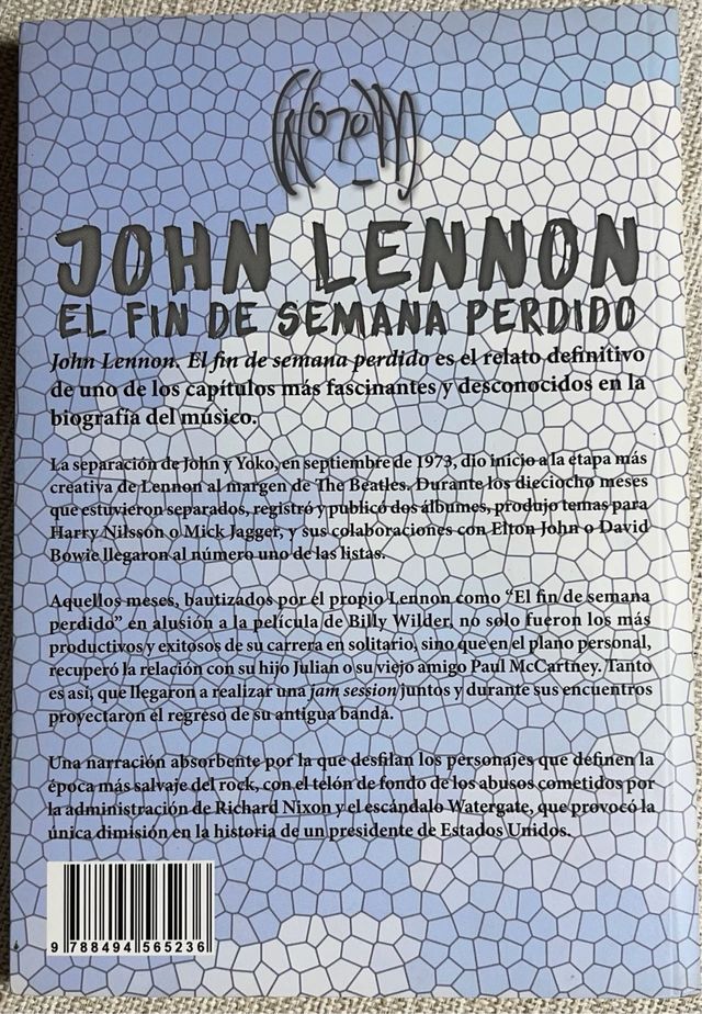 JOHN LENNON / EL FIN DE SEMANA PERDIDO