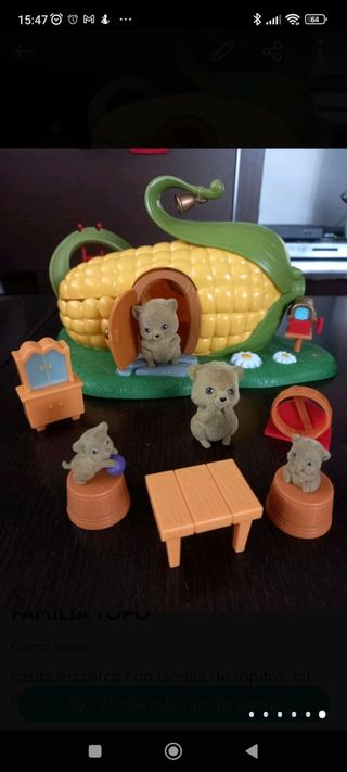 Mazorca casita topos