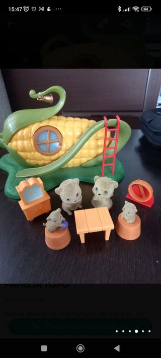 Mazorca casita topos