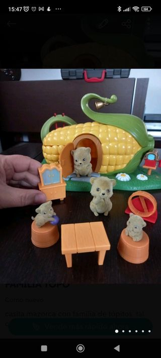 Mazorca casita topos