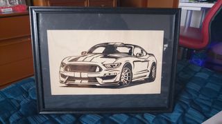 Incisione laser Ford mustang 