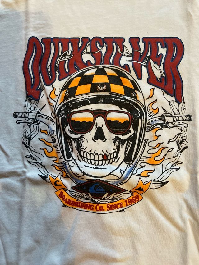 Camiseta Quiksilver niño - Calavera