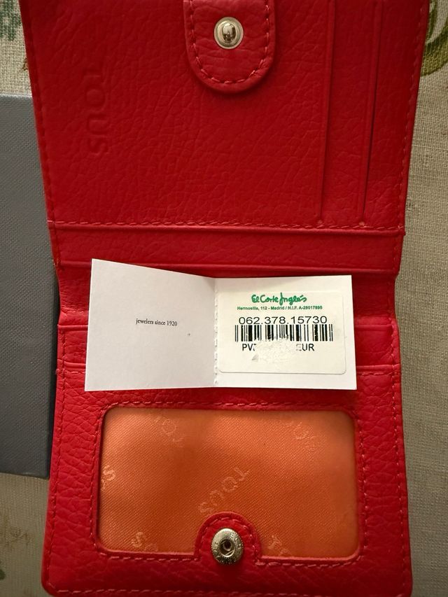 Cartera, billetero, tarjeter TOUS mujer fusia