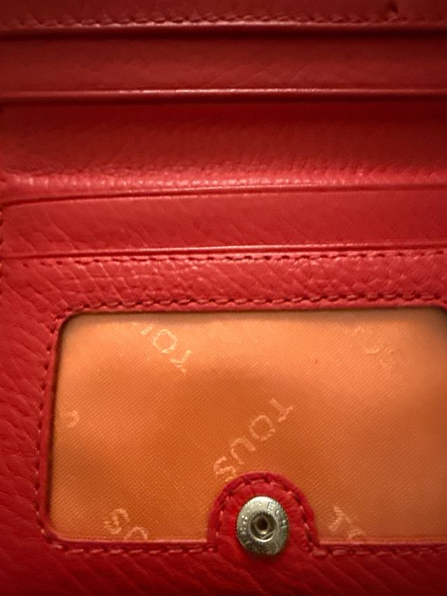 Cartera, billetero, tarjeter TOUS mujer fusia