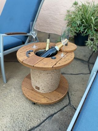 MESAS BOBINAS CARRETE MADERA CABLE CHILLPALET