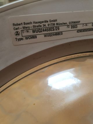 Lavadora Bosch WCM69 serie 6 8 kilos VarioPerfect 