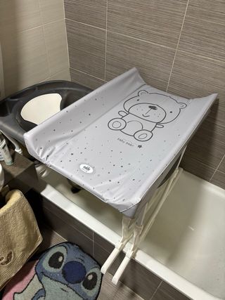 Bañera bebe con cambiador