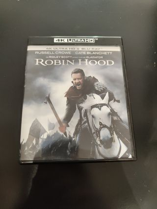 Robin Hood. Película 4K UHD y Blu-ray.