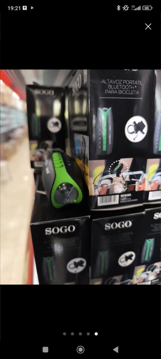 Altavoz Bluetooth Bicicleta SOGO