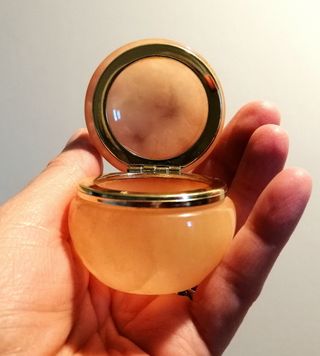 Scatolina Alabastro rosa vintage