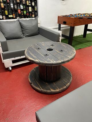 MESAS BOBINAS CARRETE MADERA CABLE CHILLPALET