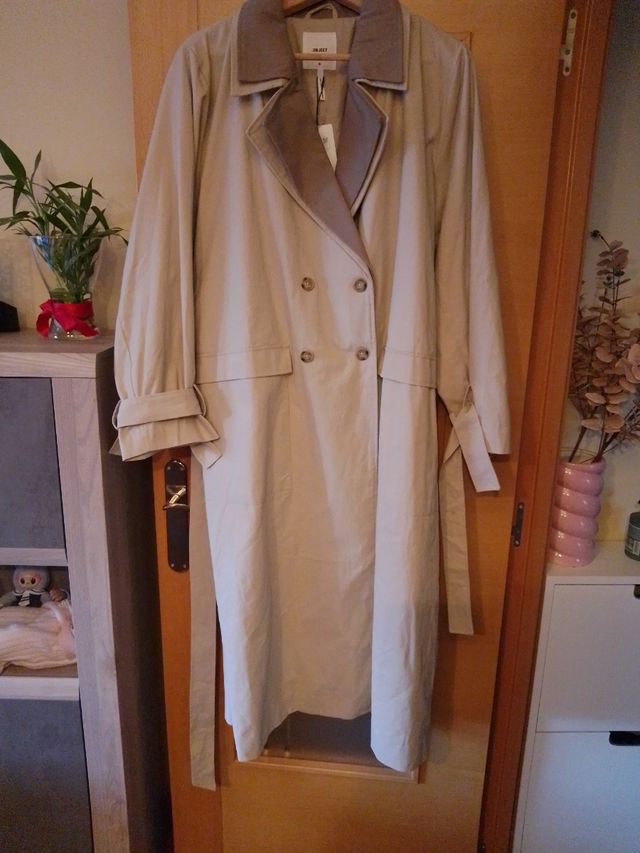 Gabardina OBJECT beige talla 5