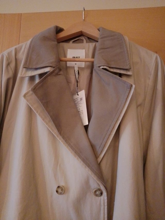 Gabardina OBJECT beige talla 5