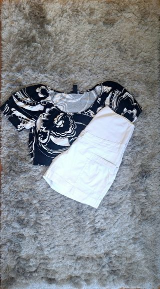 Lote conjunto premamá verano