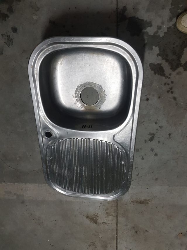 Vendo fregadero de acero