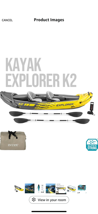 Kayak inflable Explorer K2