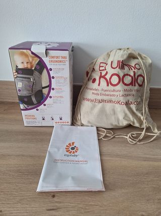 Mochila Potabebe Ergobaby y Tonga