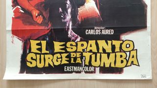 Cartel original El espanto surge de la tumba