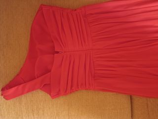 Vestido rojo fiesta - Talla S