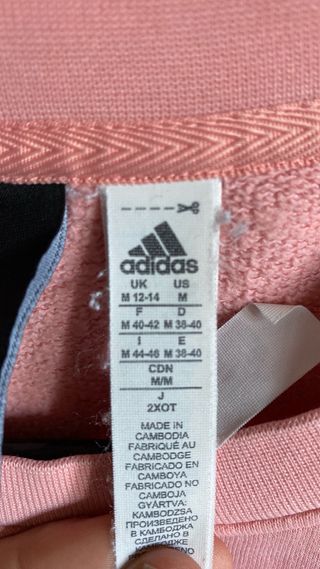 Sudadera Adidas rosa