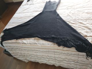 Poncho Mantella con frange Via Condotti 