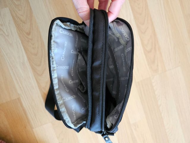 Bandolera negra hombre Caroche