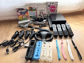Consola Wii, juegos y accesorios ¡perfecto estado!