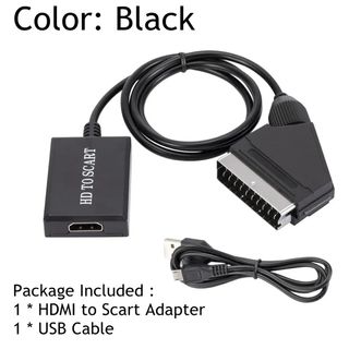 HDMI a SCART Adaptador de Audio y vídeo, 1080P