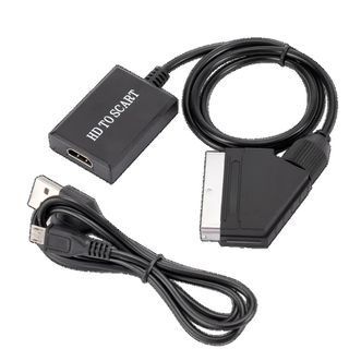 HDMI a SCART Adaptador de Audio y vídeo, 1080P