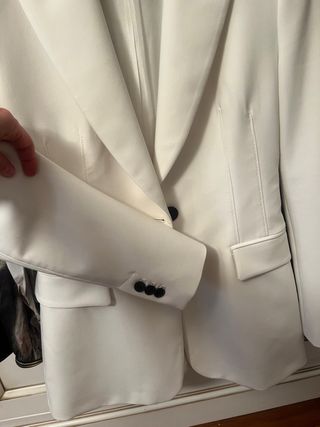 Americana Zara blanca