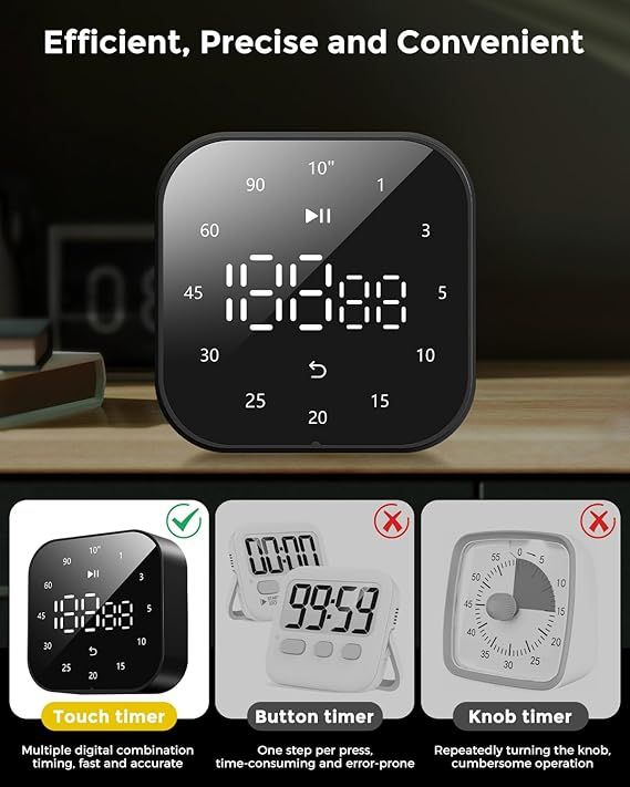 ☘️ Temporizador Digital Táctil con Pantalla LED