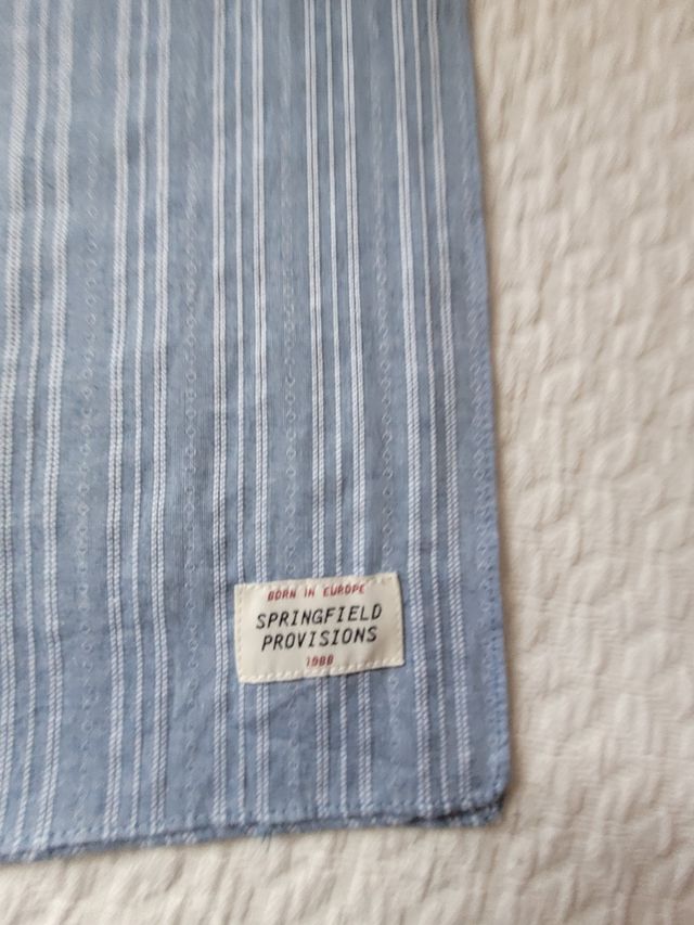 Fular Springfield Provisions - Azul y Blanco