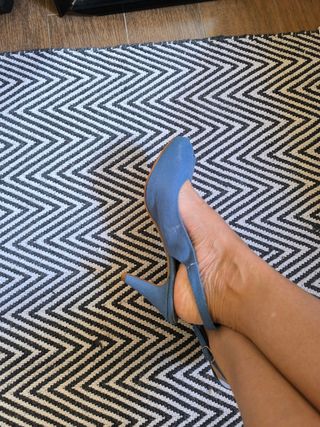 Tacones Mayfran azul marino -talla 39