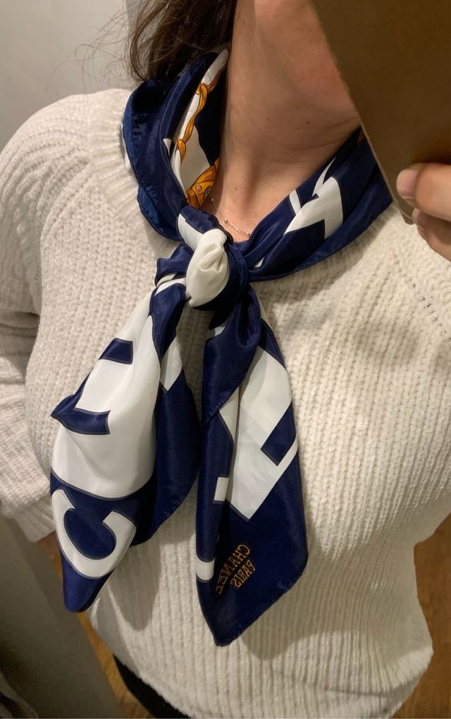 Pañuelo Chanel seda 84 x 84