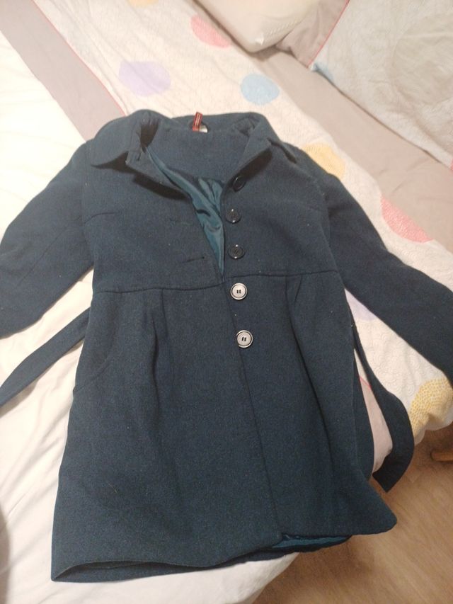 Abrigo mujer verde talla S