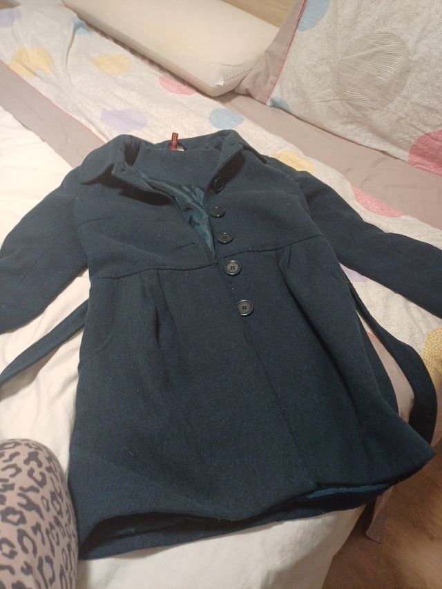 Abrigo mujer verde talla S