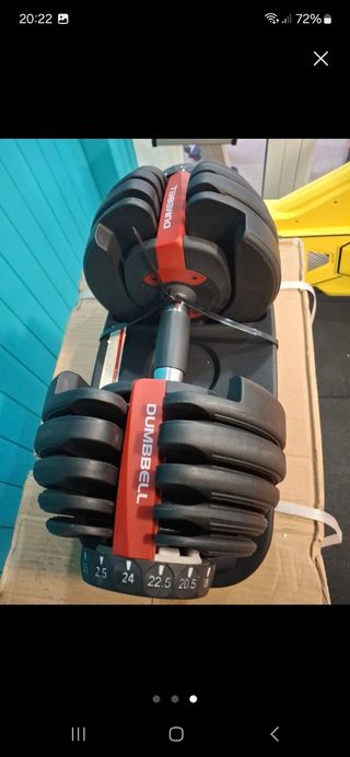 Par de mancuernas ajustables 24 kilos 